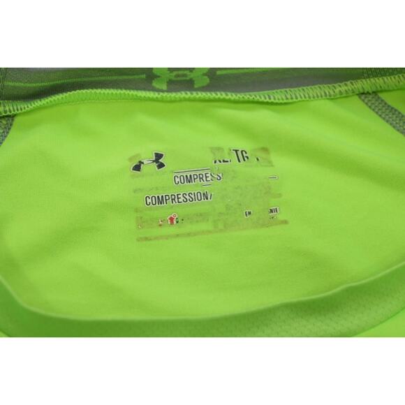 Under Armour Compression Gym Shirt Short Sleeve Athletic HeatGear Mens Sz XL - Picture 8 of 11